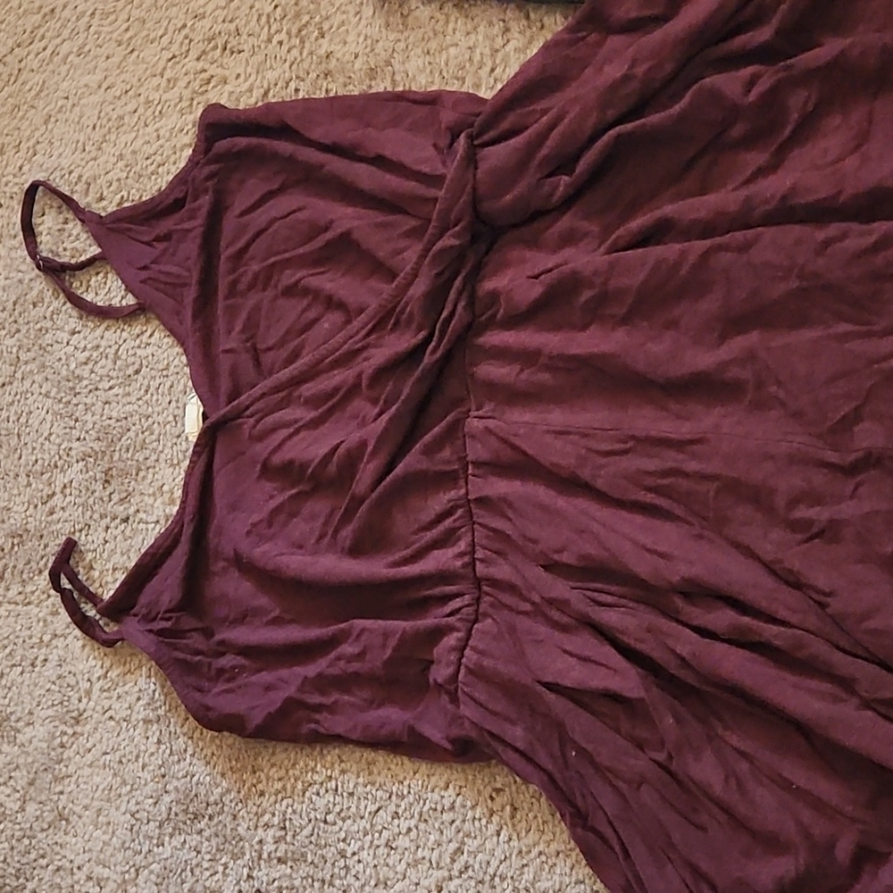 V neck spaghetti strap romper.